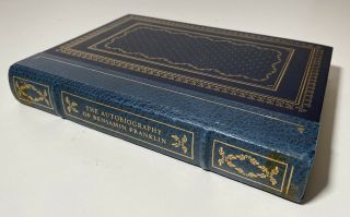 The Autobiography Of Benjamin Franklin,  The Franklin Library,  1981 1/4 Leather