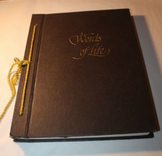 Words Of Life 1966 Charles L.  Wallis 1st Edition Harper Row Ny Hc Vintage Books