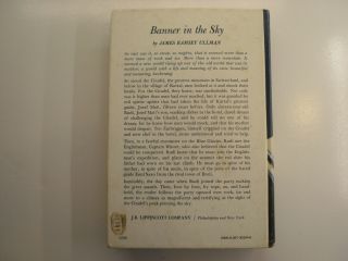 Banner in the Sky,  James Ramsey Ullman,  Picture Cover,  15th Print,  Newberry 2