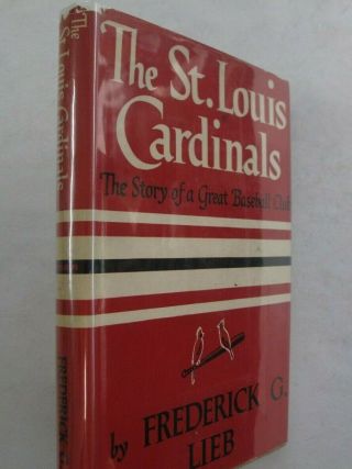 Lieb Sports History Missouri Mlb St.  Louis Cardinals Baseball Club Illus Dj 1945