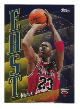 Michael Jordan,  Kobe Bryant 1998 - 99 Topps Ew5 East/west Insert Card