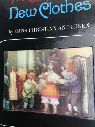 The Emperor ' s Clothes 1966 3D Hardcover Hans Christian Anderson Golden Press 2