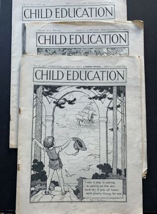 Alec Buckels Child Education Magazines 1930 