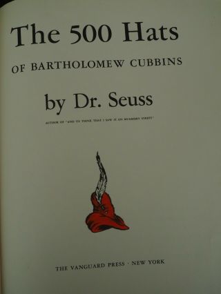 The 500 Hats of Bartholomew Cubbins - Dr.  Suess 3