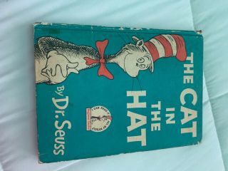 Dr.  Suess 1957 Cat In The Hat Book Book Club Edition