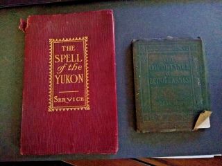 1907 Spell Of The Yukon By Robert Service Leather Bound Good Cond.