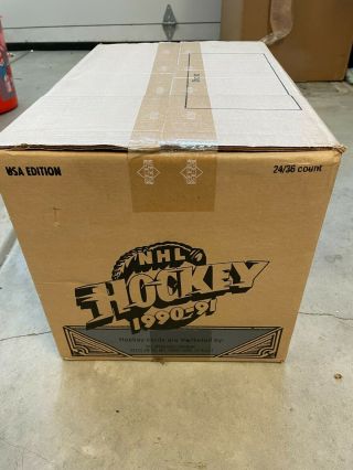 1990 - 1991 Nhl Upper Deck Factory 1 Case 24 Box / Boxes Hockey Low Series