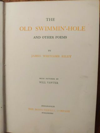 The Old Swimmin’ Hole - JAMES WHITCOMB RILEY 1912 3