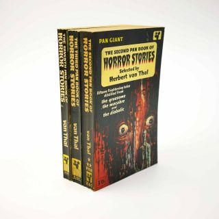 The Pan Book Horror Stories Vols 2,  3 & 7 Van Thal Herbert 1st Ed