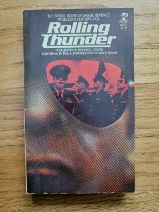 Rolling Thunder By Richard Graves Movie Tie - In Tommy Lee Jones,  William Devane