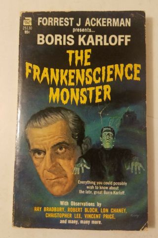 Forrest J Ackerman Presents Boris Karloff The Frankenscience Monster,  Ace 1969