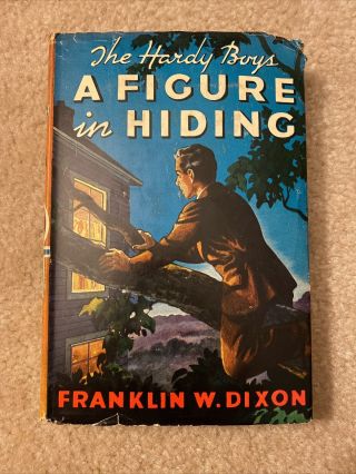 Vintage 1937 The Hardy Boys " A Figure In Hiding " By Franklin W.  Dixon