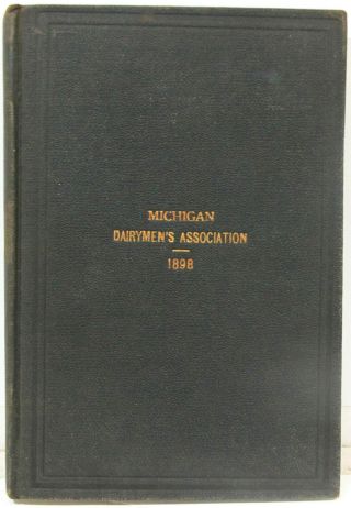14th Annual Report Of The Michigan Dairymen’s Association Ypsilanti Michigan 189