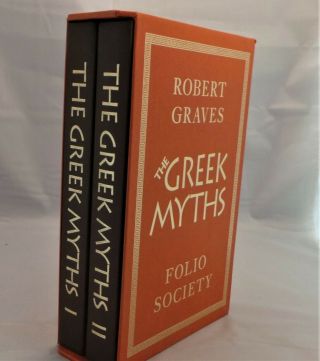 Folio Society - The Greek Myths (2 Vols) 1998 - Unread Volumes By Robert Graves