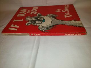 IF I RAN THE ZOO by Dr Seuss,  1950,  1st Edition 3