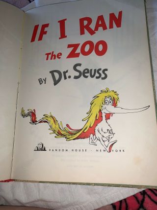 If I Ran The Zoo - Dr Seuss - 1950 3