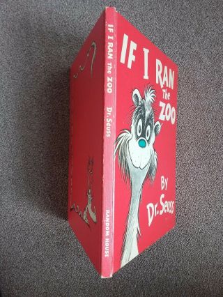 If I Ran the Zoo - Vintage Copyright 1950,  Dr.  Suess (Random House) 2
