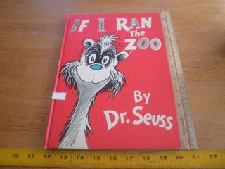 Dr.  Seuss If I Ran The Zoo 1950 Hc Book Random House