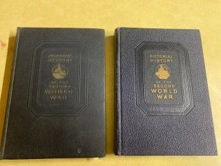 Pictorial History Of The Second World War - 2 Books Vol.  1 &4