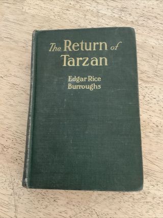Edgar Rice Burroughs - The Return Of Tarzan - C 1915 Hc Book