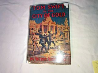 Vintage Tom Swift Sr In The City Of Gold 11 Hc,  Dj