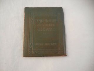 Little Leather Library Friendship And Other Essays Henry David Thoreau