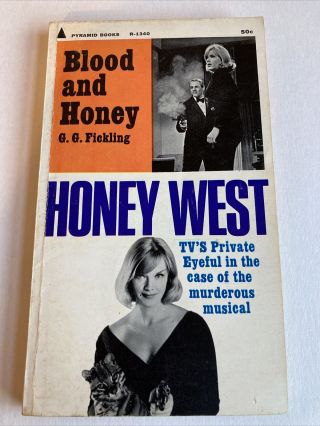 Blood And Honey G G Fickling Vintage Honey West Tv Paperback Anne Francis