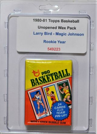 (1) 1980 - 81 Topps Basketball Wax Pack 223