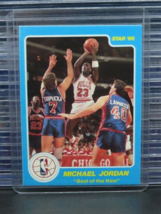 1986 - 87 Star Michael Jordan Best Of The 2 Bulls N55