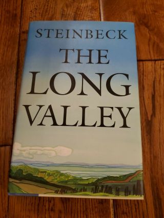 The Long Valley By John Steinbeck 1995 Hc/dj Book Of The Month Edition,  Cover