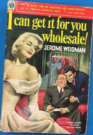 I Can Get It For You By Jerome Weidman  Avon Pb 1st