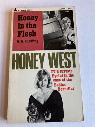 Honey In The Flesh G G Fickling Vintage Honey West Tv Paperback Anne Francis