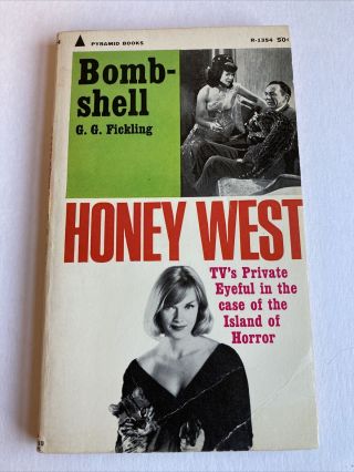 Bombshell G G Fickling Vintage Honey West Tv Tie - In Paperback Anne Francis