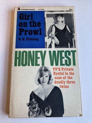 Girl On The Prowl G G Fickling Vintage Honey West Tv Paperback Anne Francis