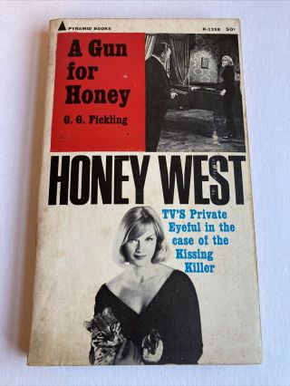 A Gun For Honey G G Fickling Vintage Honey West Tv Tie - In Paperback Anne Francis