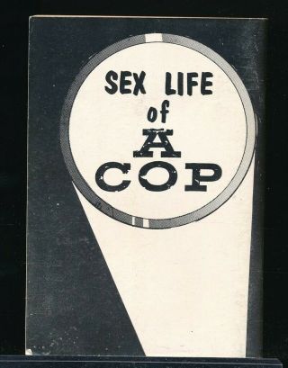 SEX LIFE of a COP 1960s Pirated Reprint Classic Sleaze Paperback VF Unread 2