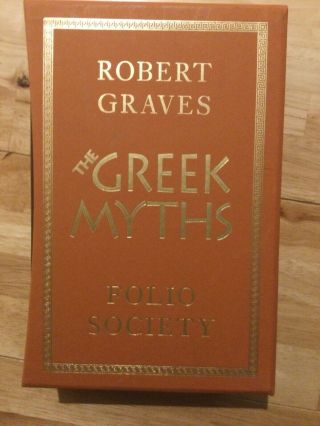 Greek Myths 1 And 2.  Box Set By Robert Graves.  Folio Society Books.