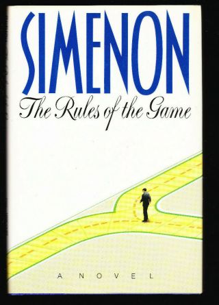 Georges Simenon,  The Rules Of The Game;1988 Hardcover In Dustjacket 1st Printing