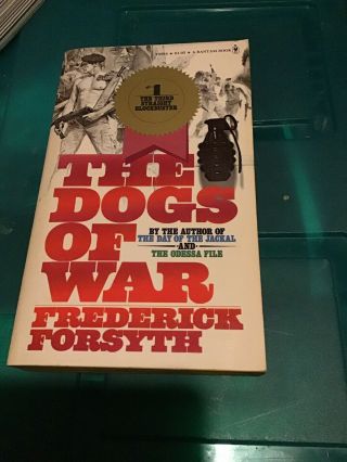 The Dogs Of War Frederick Forsyth Vintage 1st First Edition Bantam Pb 1975 Minty