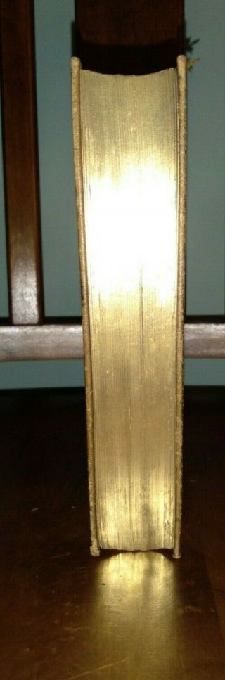 Antique Guilded Leather Book - The Early Poems Of John Greenleaf Whittier