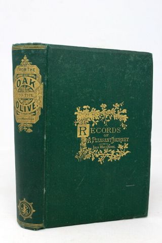 From The Oak To The Olive/julia Ward Howe/boston 1868/us Battle Hymn Author