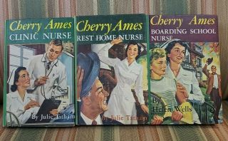 Cherry Ames 13 Clinic Nurse,  15 Rest Home Nurse & 17 Boarding School Nurse