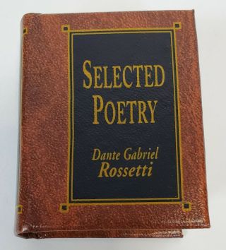 Del Prado Miniature Book Selected Poetry By Dante Gabriel Rossetti