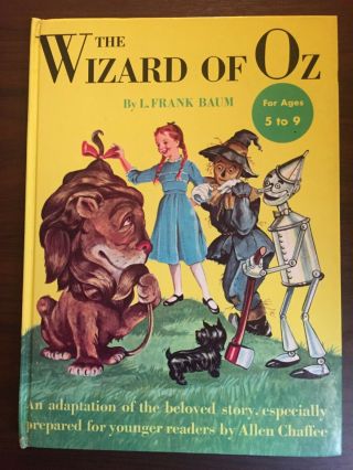 The Wizard Of Oz By L.  Frank Baum 1950 Adapted By Allen Chaffee