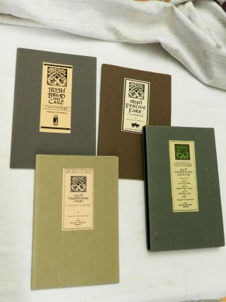 1984,  Irish Traditional Cooking,  3 Booklets By Malachi Mccormick Signed/numbered
