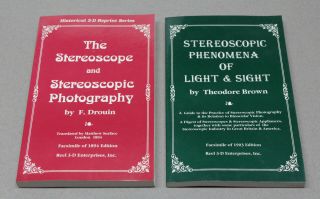 2 Books On Stereoscopes & Stereoscopic Photography / Cameras By Drouin & Brown