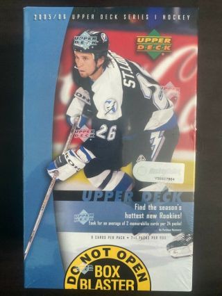 2005 - 06 Upper Deck Serie 1 Blaster Box Possible 201 Sidney Crosby Young Guns Roo