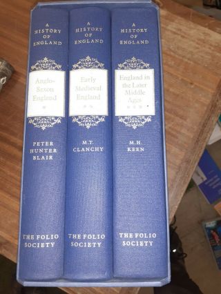 Folio Society Book : A History Of England Set Saxon Medieval Later Middle Ages