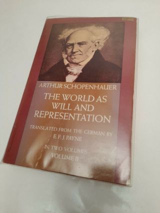 The World As Will And Representation.  Volume Ii (of 2)