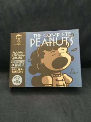The Complete Peanuts 1953 To 1954 By Charles M.  Schulz - Hardcover 2004 First Ed
